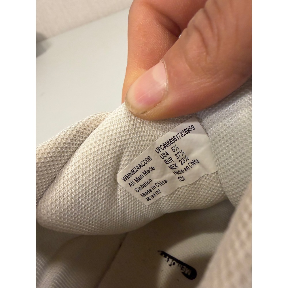 Women's Casual High Top Sneakers with Memory Foam Color White Size 6.5 - Picture 6 of 8